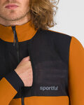 SPORTFUL Cycling thermal jacket - SUPERGIARA 2 - black/orange