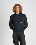 SPORTFUL Cycling winter long sleeve jersey - SUPERGIARA WOOL - black