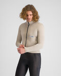 SPORTFUL Cycling winter long sleeve jersey - SUPERGIARA WOOL - beige