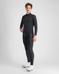 SPORTFUL Cycling winter long sleeve jersey - CLASSIC THERMAL - black