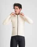 SPORTFUL Cycling winter long sleeve jersey - CLASSIC THERMAL - ivory