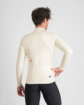SPORTFUL Cycling winter long sleeve jersey - CLASSIC THERMAL - ivory