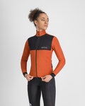 SPORTFUL Cycling thermal jacket - SUPERGIARA 2 W - orange/black