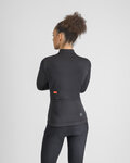 SPORTFUL Cycling winter long sleeve jersey - CLASSIC THERMAL - black