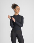 SPORTFUL Cycling long sleeve t-shirt - MERINO LAYER W - black