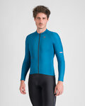 SPORTFUL Cycling winter long sleeve jersey - SUPERNOVA THERMAL - blue