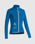 SPORTFUL Cycling winter long sleeve jersey - POWER - blue
