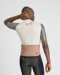 SPORTFUL Cycling short sleeve jersey - SUPERGIARA 2 - ivory/grey