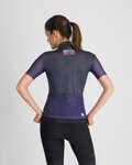 SPORTFUL Cycling short sleeve jersey - SUPERGIARA LOGO 2 - blue/purple