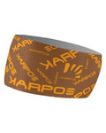 KARPOS Cycling headband - PELMO - brown/yellow