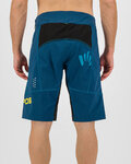 KARPOS Cycling shorts without bib - BALLISTIC EVO - blue/green
