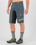 KARPOS Cycling shorts without bib - BALLISTIC EVO - blue/grey