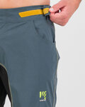 KARPOS Cycling shorts without bib - BALLISTIC EVO - blue/grey