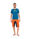 KARPOS Cycling shorts without bib - BALLISTIC EVO - orange