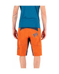 KARPOS Cycling shorts without bib - BALLISTIC EVO - orange
