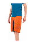 KARPOS Cycling shorts without bib - BALLISTIC EVO - orange