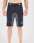 KARPOS Cycling shorts without bib - BALLISTIC EVO - black