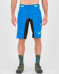 KARPOS Cycling shorts without bib - BALLISTIC EVO - light blue