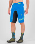 KARPOS Cycling shorts without bib - BALLISTIC EVO - light blue