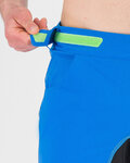 KARPOS Cycling shorts without bib - BALLISTIC EVO - light blue