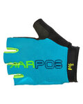 KARPOS Cycling fingerless gloves - RAPID - turquoise