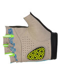 KARPOS Cycling fingerless gloves - RAPID - turquoise