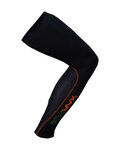 KARPOS Cycling leg warmers - LEG COVERS - black/orange