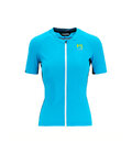 KARPOS Cycling short sleeve jersey - PRALONGIA - turquoise