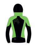 KARPOS Cycling windproof jacket - LAVAREDO - green/black