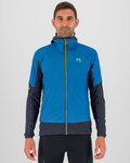 KARPOS Cycling windproof jacket - LAVAREDO - blue/black