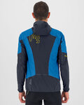 KARPOS Cycling windproof jacket - LAVAREDO - blue/black