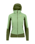KARPOS Cycling windproof jacket - LAVAREDO W - green/light green