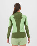 KARPOS Cycling windproof jacket - LAVAREDO W - green/light green