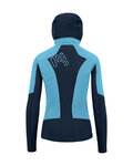 KARPOS Cycling windproof jacket - LAVAREDO W - light blue/blue