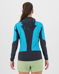 KARPOS Cycling windproof jacket - LAVAREDO W - light blue/blue