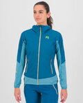 KARPOS Cycling windproof jacket - LAVAREDO W - blue