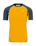 KARPOS Cycling short sleeve t-shirt - LAVAREDO - yellow/black