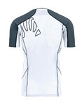 KARPOS Cycling short sleeve t-shirt - LAVAREDO - white/black
