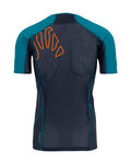 KARPOS Cycling short sleeve t-shirt - LAVAREDO - black/blue