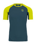 KARPOS Cycling short sleeve t-shirt - LAVAREDO - green/yellow