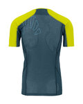 KARPOS Cycling short sleeve t-shirt - LAVAREDO - green/yellow