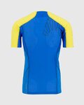 KARPOS Cycling short sleeve t-shirt - LAVAREDO - blue/yellow