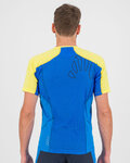 KARPOS Cycling short sleeve t-shirt - LAVAREDO - blue/yellow