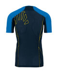 KARPOS Cycling short sleeve t-shirt - LAVAREDO - black/blue