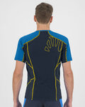 KARPOS Cycling short sleeve t-shirt - LAVAREDO - black/blue