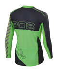 KARPOS Cycling summer long sleeve jersey - JUMP - green/grey