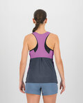 KARPOS Cycling tank top - QUICK W - purple/grey