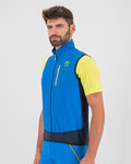 KARPOS Cycling gilet - LAVAREDO - blue/black
