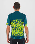 KARPOS Cycling short sleeve jersey - JUMP - yellow/blue