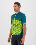 KARPOS Cycling short sleeve jersey - JUMP - yellow/blue